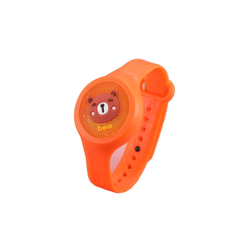 Luminous cartoon silicone mosquito repellent Bracelet